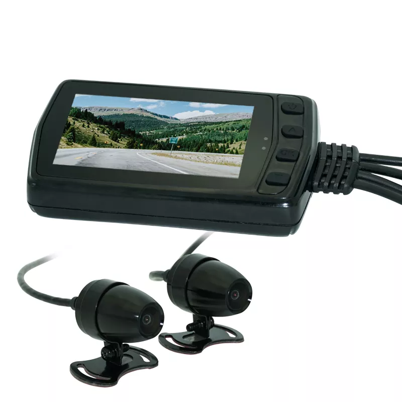 WiFi Access to Dual-Lens Motorcycle Dash Cam Footage on Your Phone